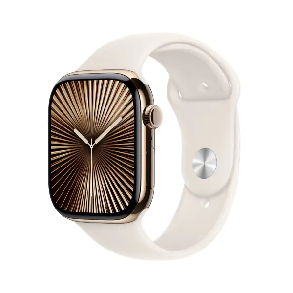 Apple Watch S10 LTE 46mm Viền Titan Dây Cao Su - Chính hãng VN/A - Size S/M
