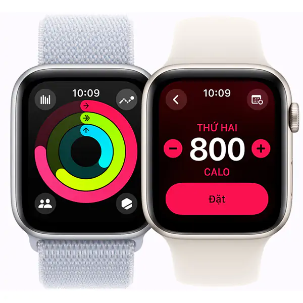 Apple Watch SE 2024 GPS 44mm Viền Nhôm Dây Cao Su - Chính Hãng VN/A - Size S/M